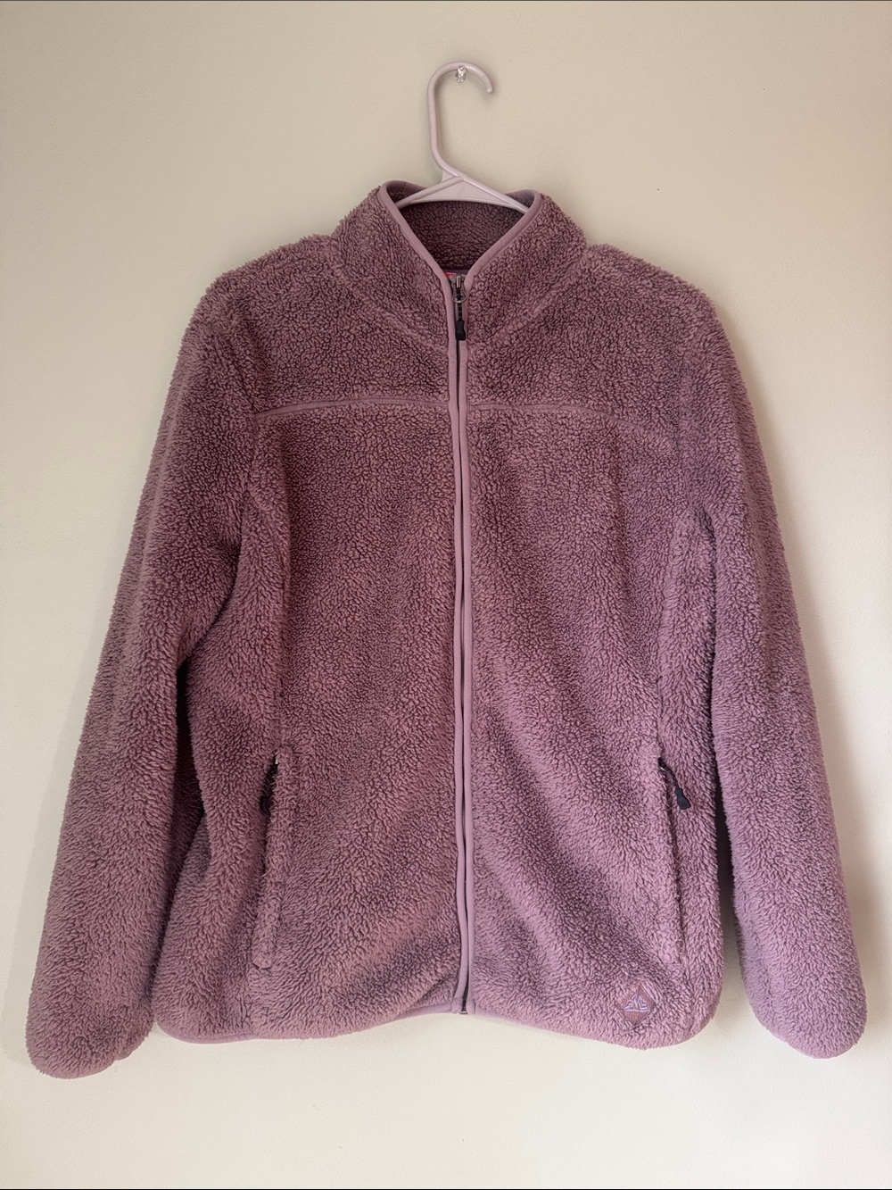 EMS Mauve Plush Full-Zip Jacket - Women - Size M